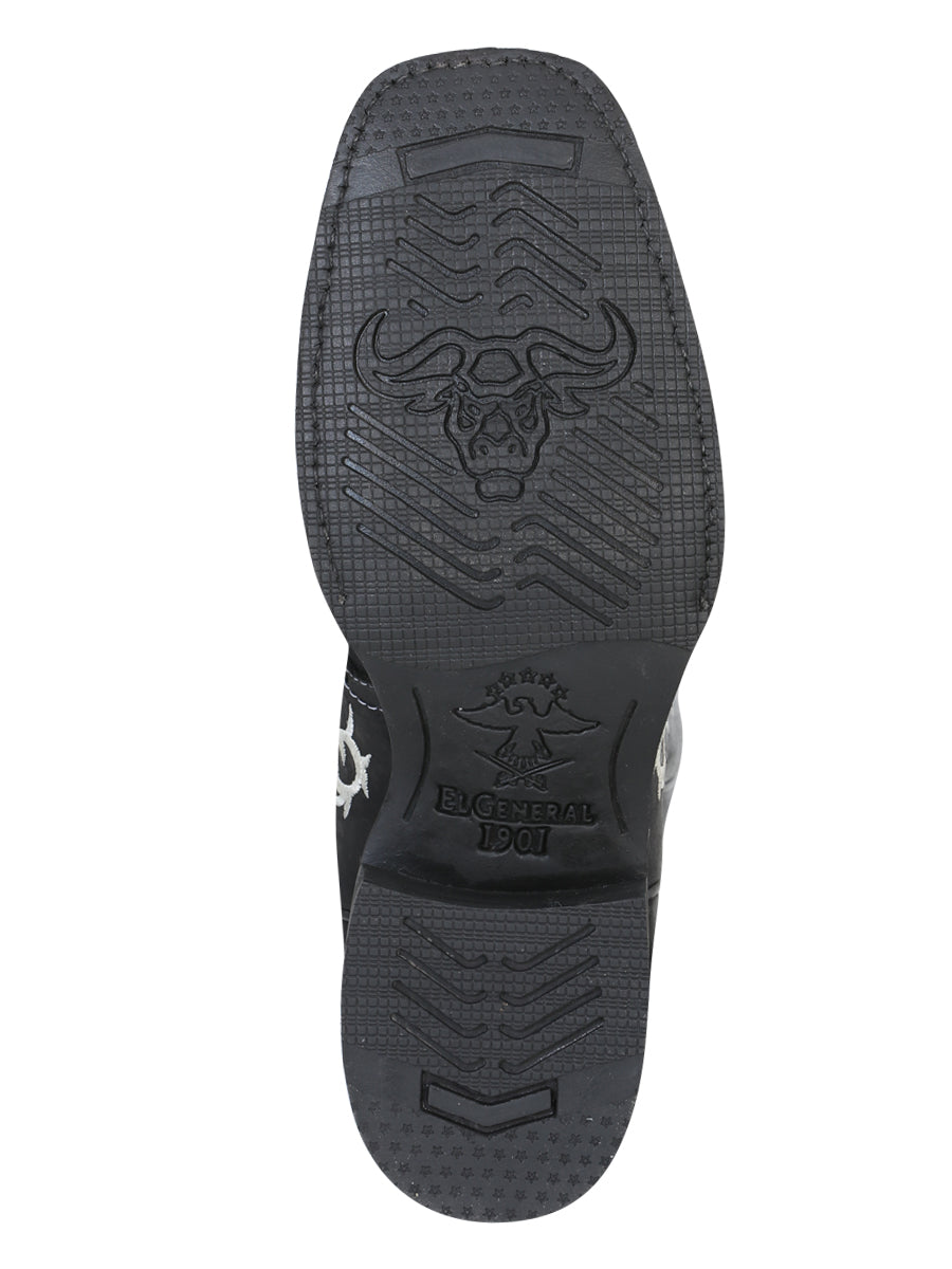 El General Rodeo Boot - Crazy Black 34313