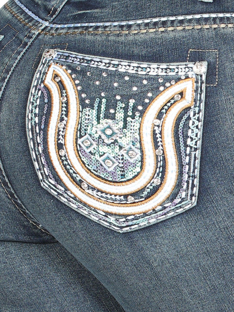 Centenario Bootcut Denim Jeans - Dark Blue 45029