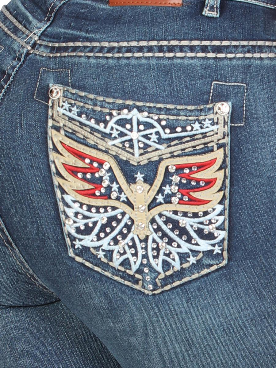 Centenario Bootcut Denim Jeans - Dark Blue 45324
