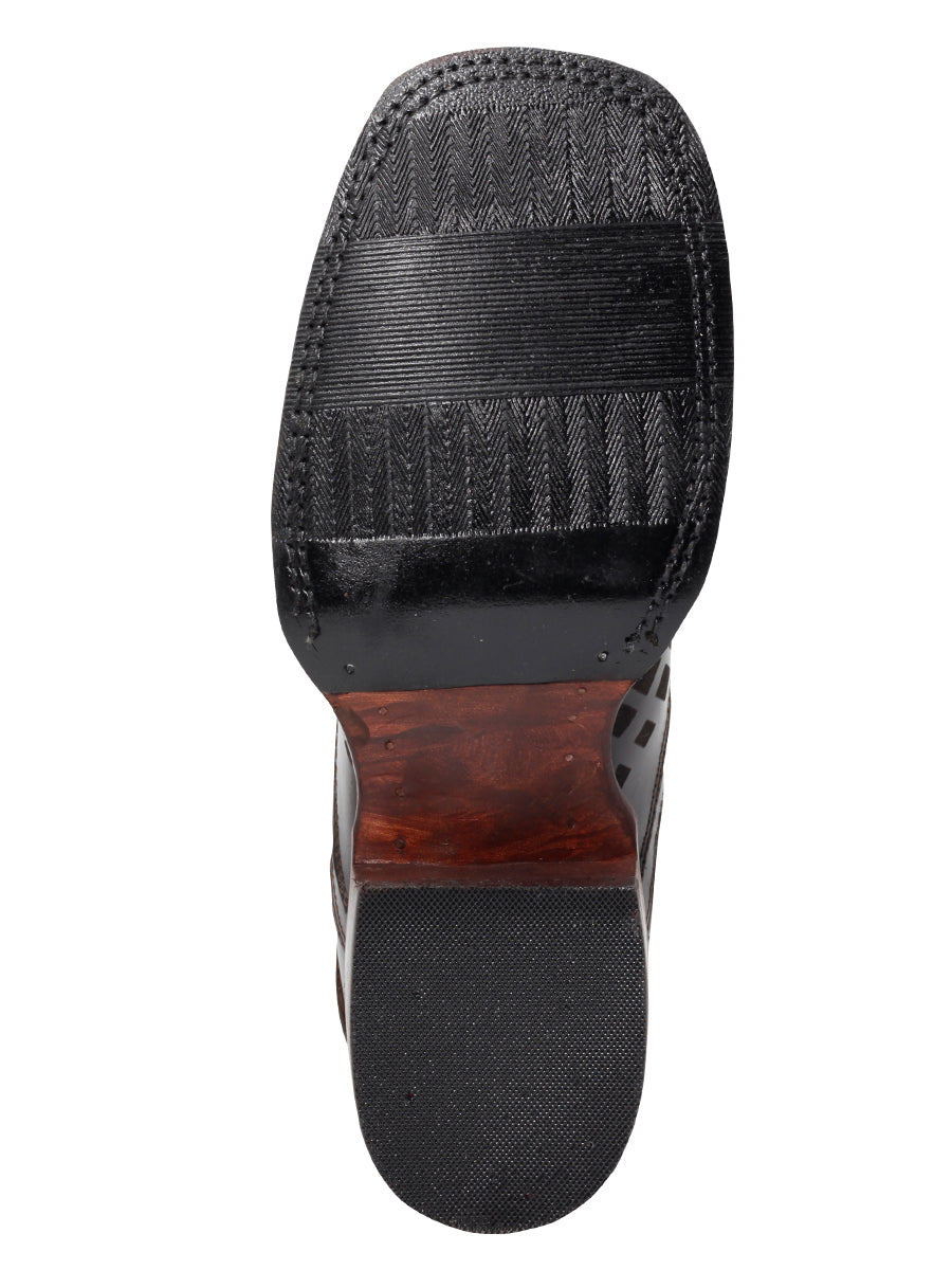Men's El General Ankle Boot Pull up- Tobacco 45673