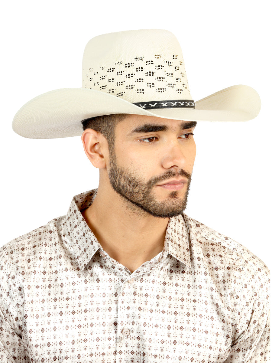 Men's El General 20X Palm Straw Western Hat - Bangora Toro 45763