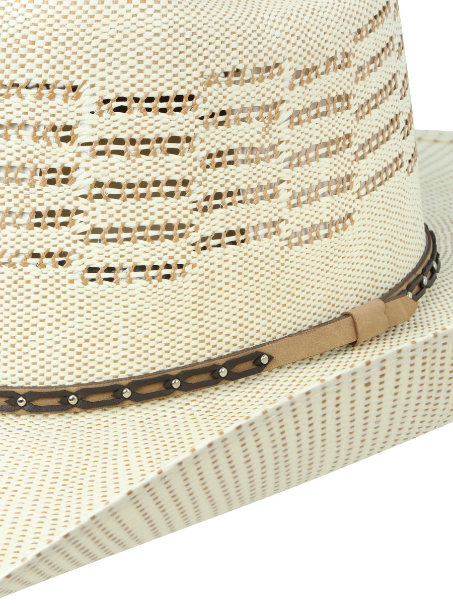 Men’s El General 20X Bangora Western Hat Ringers Crown - Ivory/Tan 45881