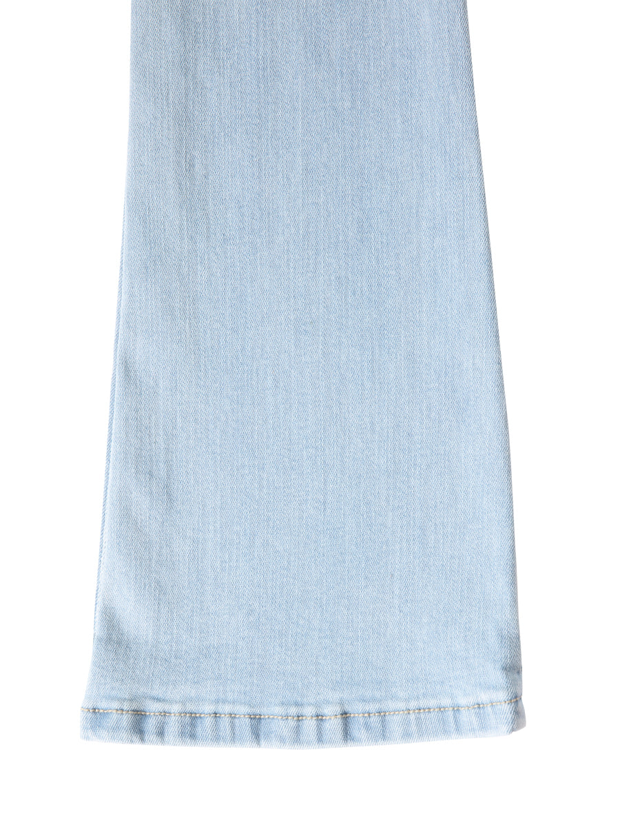 Girls Centenario Premium Bootcut Jeans - Light Blue Denim 45910
