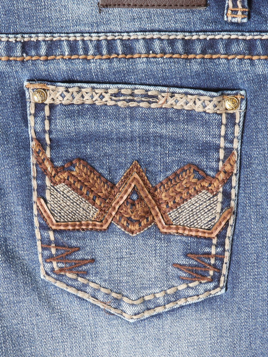 Boys Centenario Premium Bootcut Jeans - Blue Denim 45912