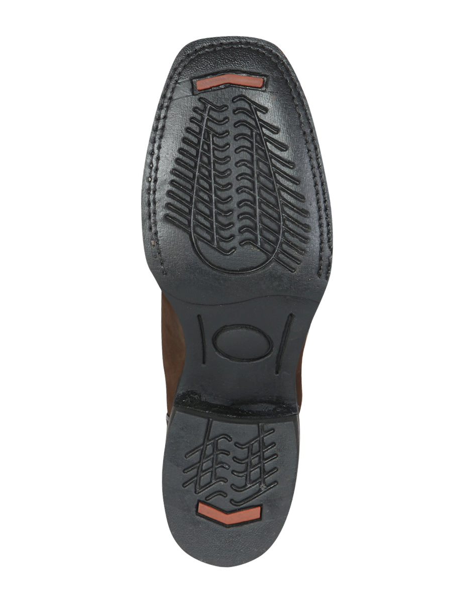 El General Rodeo Boot - Nobuck Camel 51113