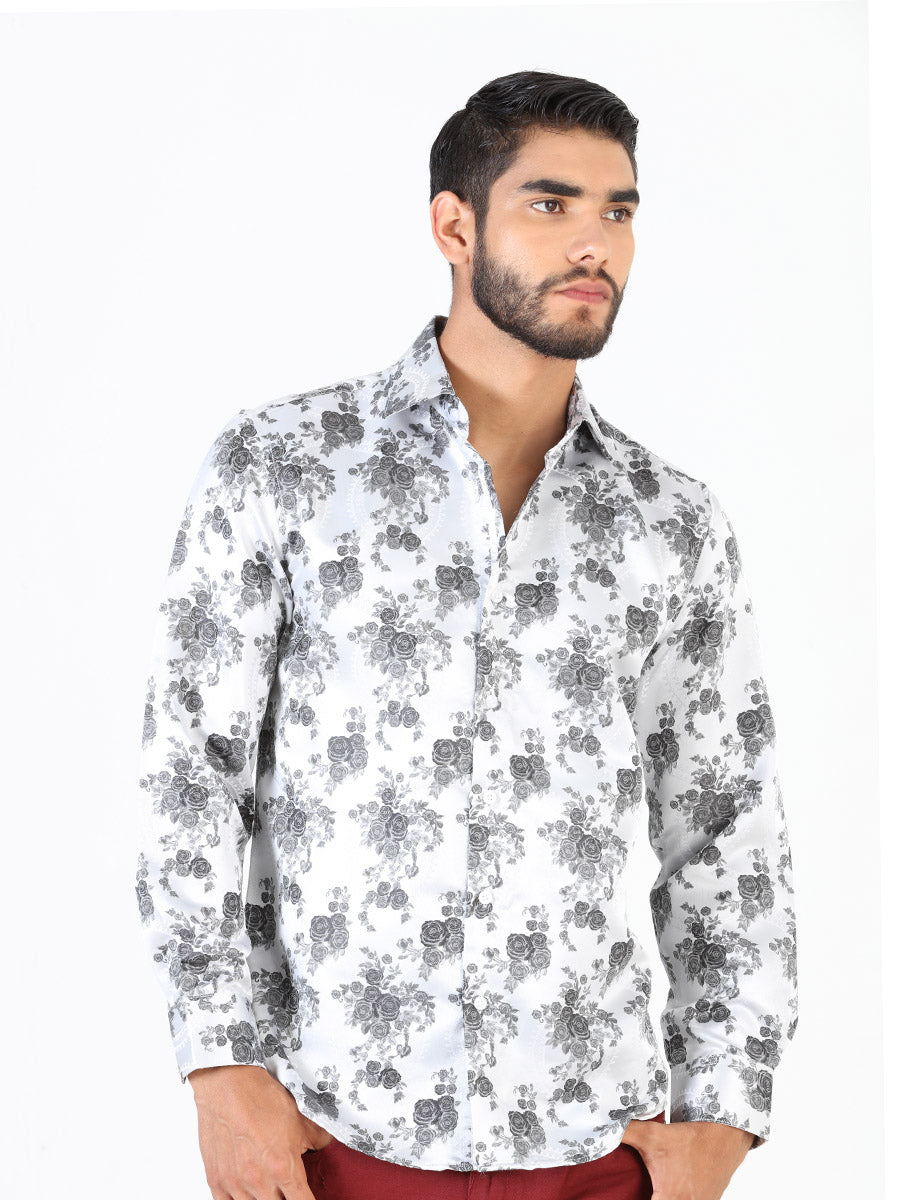Men's Long Sleeve Casual Shirt "El Señor de los Cielos" 124590