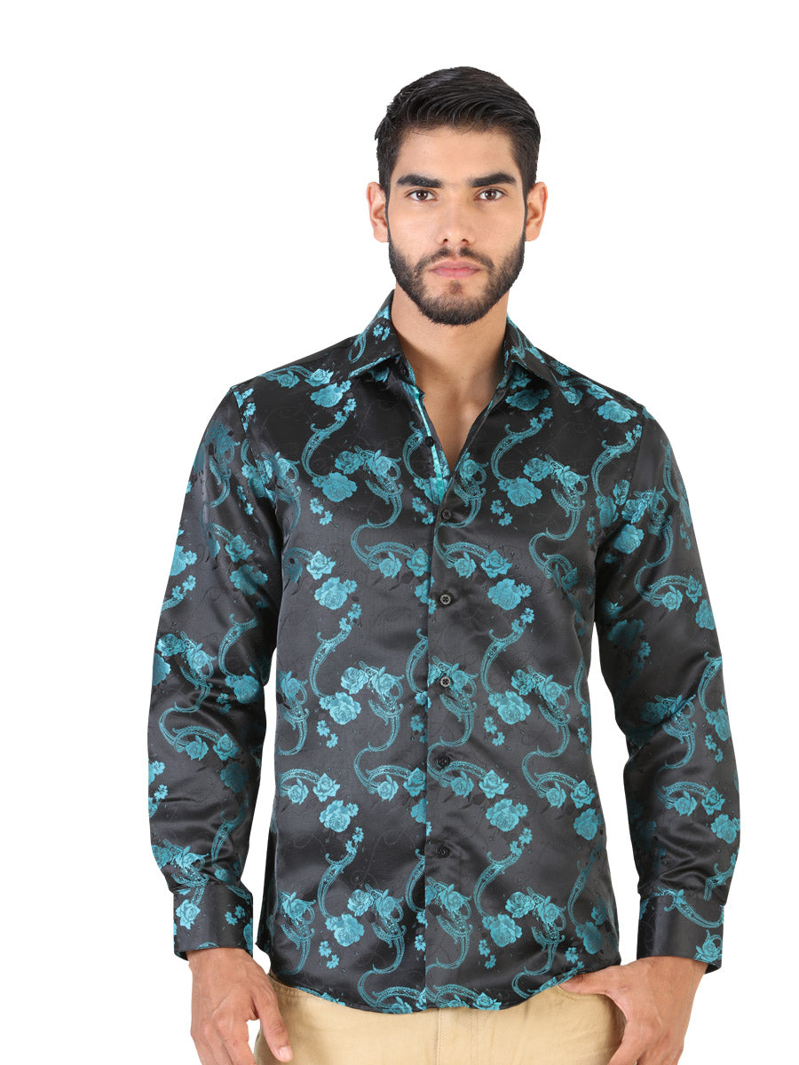 Men's Long Sleeve Casual Shirt" El Señor de los Cielos" 124596