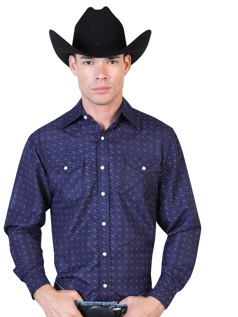 Men's Long Sleeve Denim Shirt El Señor de los Cielos 124761