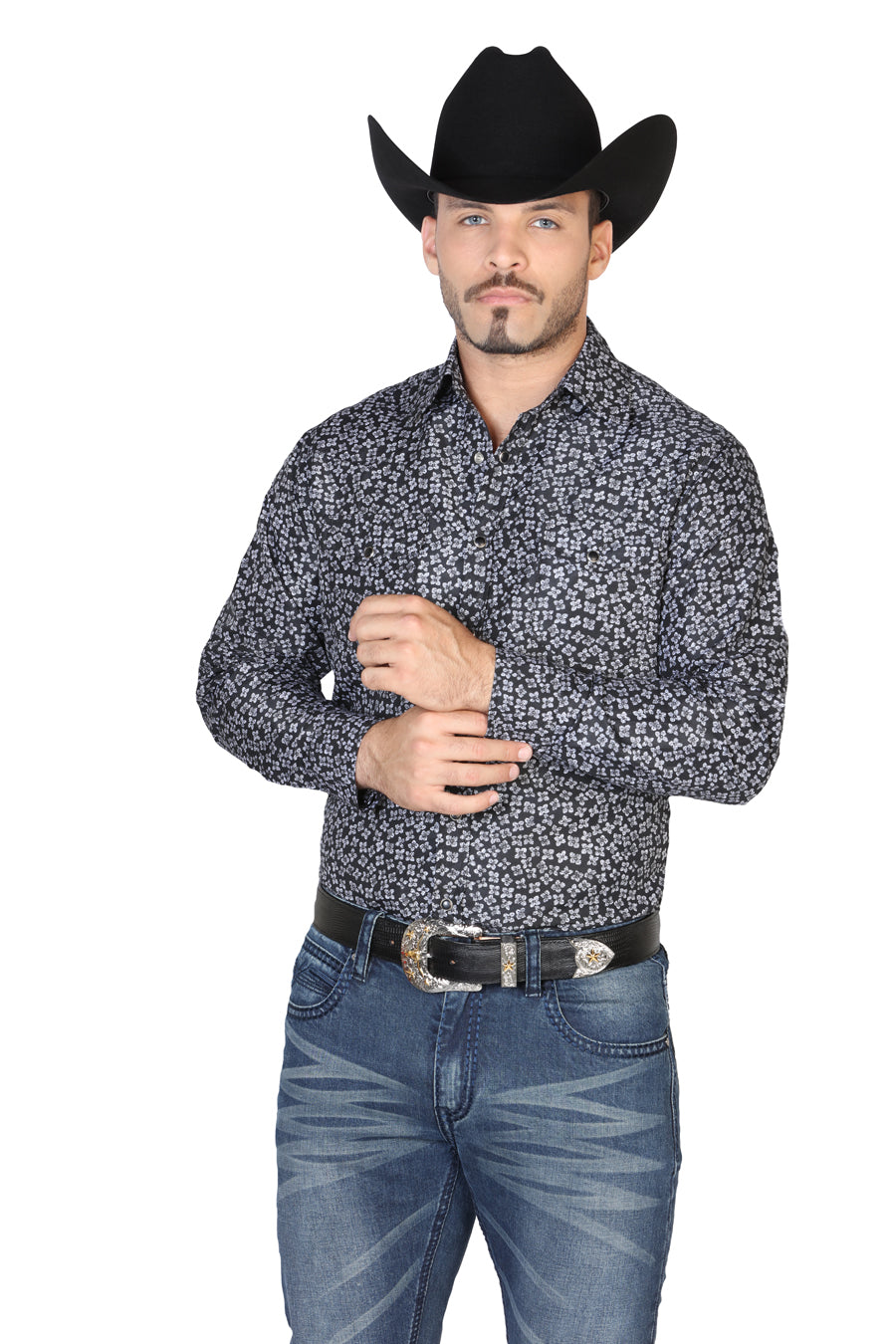 Men's Long Sleeve Denim Shirt El Señor de los Cielos 124787