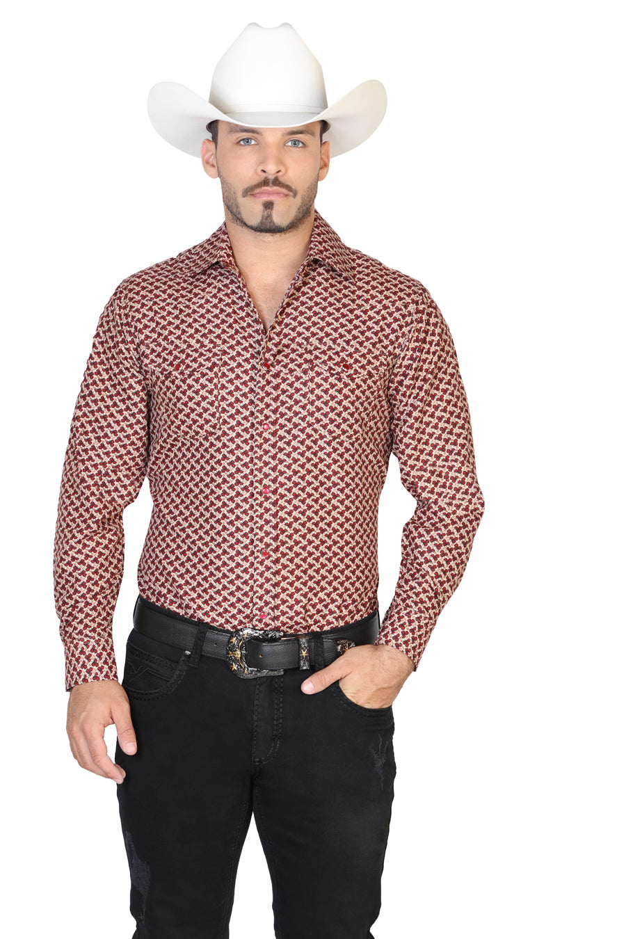 Men's Long Sleeve Denim Shirt El Señor de los Cielos 124791