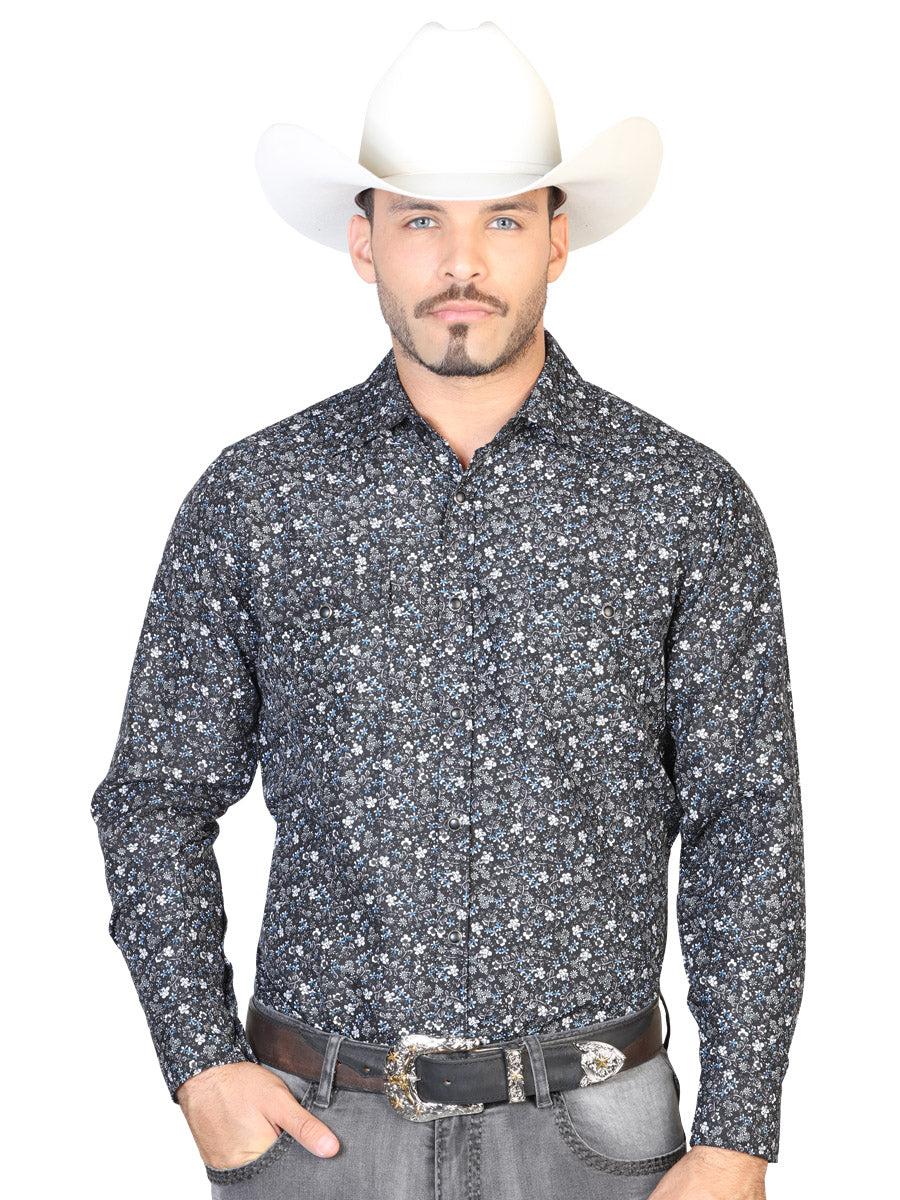 Men's Long Sleeve Denim Shirt El Señor de los Cielos 124795