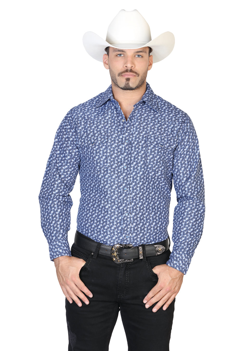 Men's Long Sleeve Denim Shirt El Señor de los Cielos 124805