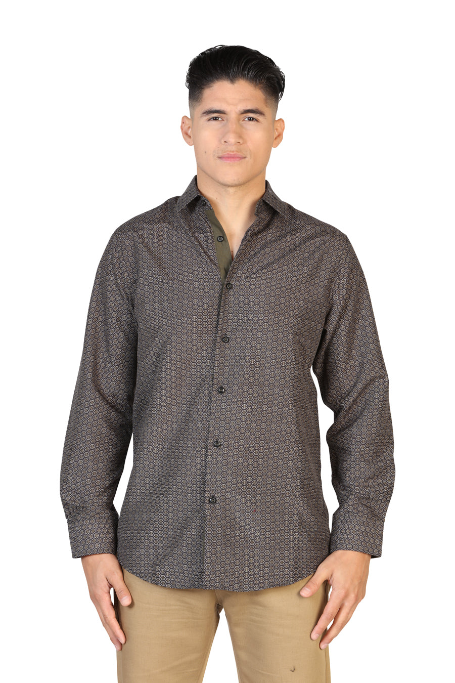 El Señor de los Cielos Long Sleeve Casual Shirt – Bold & Stylish 125097