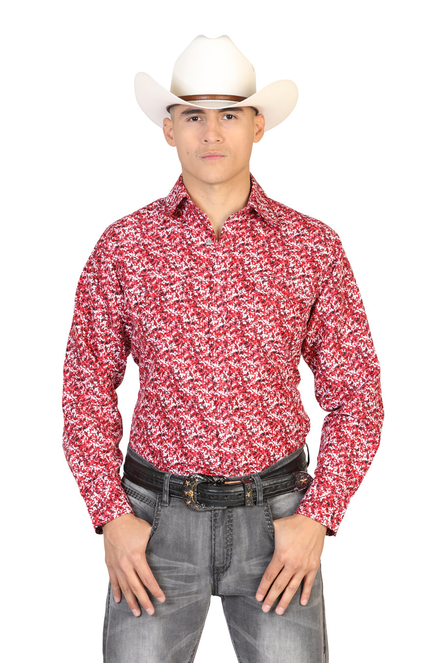 Men's Long Sleeve Denim Shirt El Señor de los Cielos 125222