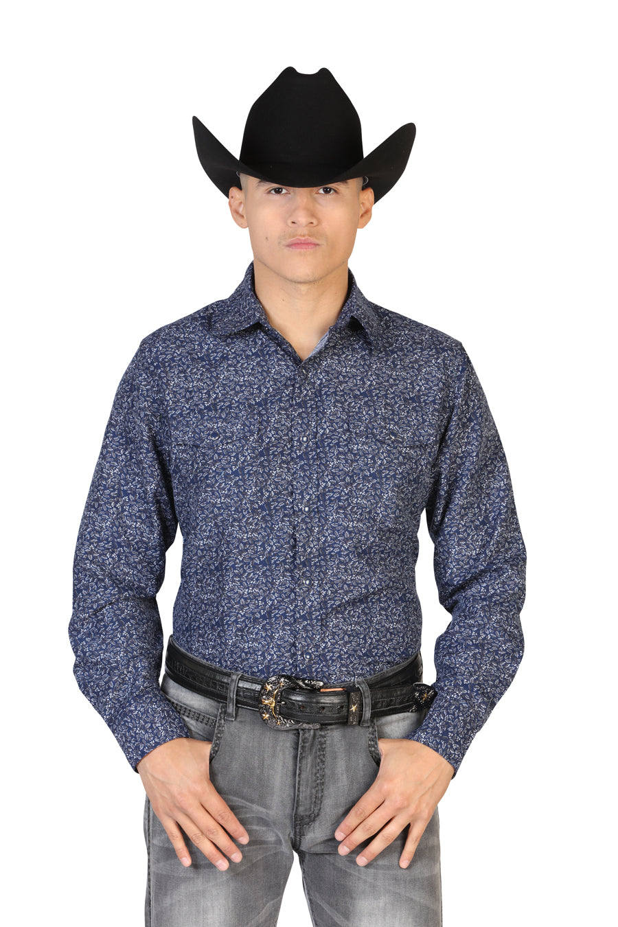 Men's Long Sleeve Denim Shirt El Señor de los Cielos 125225