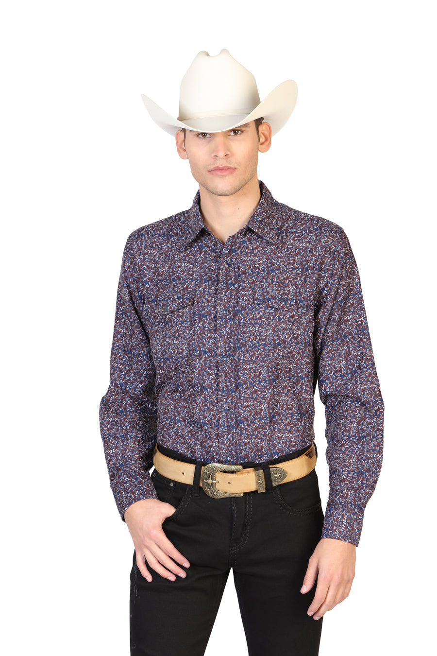 Men's Long Sleeve Denim Shirt El Señor de los Cielos 125226
