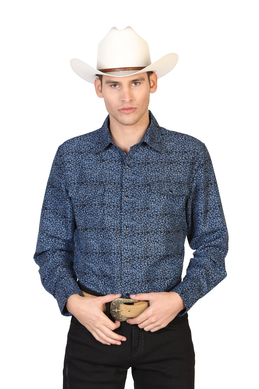 Men's Long Sleeve Denim Shirt El Señor de los Cielos 125227