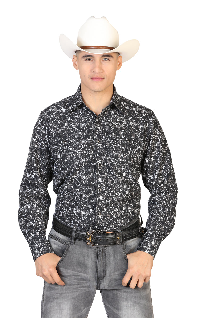 Men's Long Sleeve Denim Shirt El Señor de los Cielos 125245