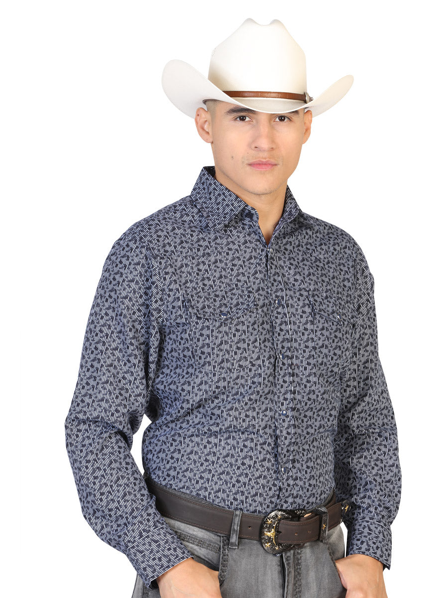 Men's Long Sleeve Denim Shirt El Señor de los Cielos 125266