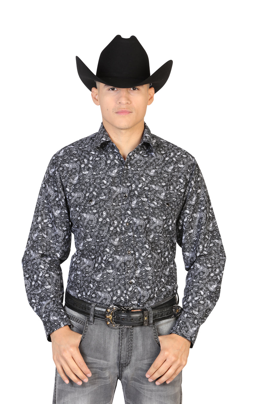 Men's Long Sleeve Denim Shirt El Señor de los Cielos 125277