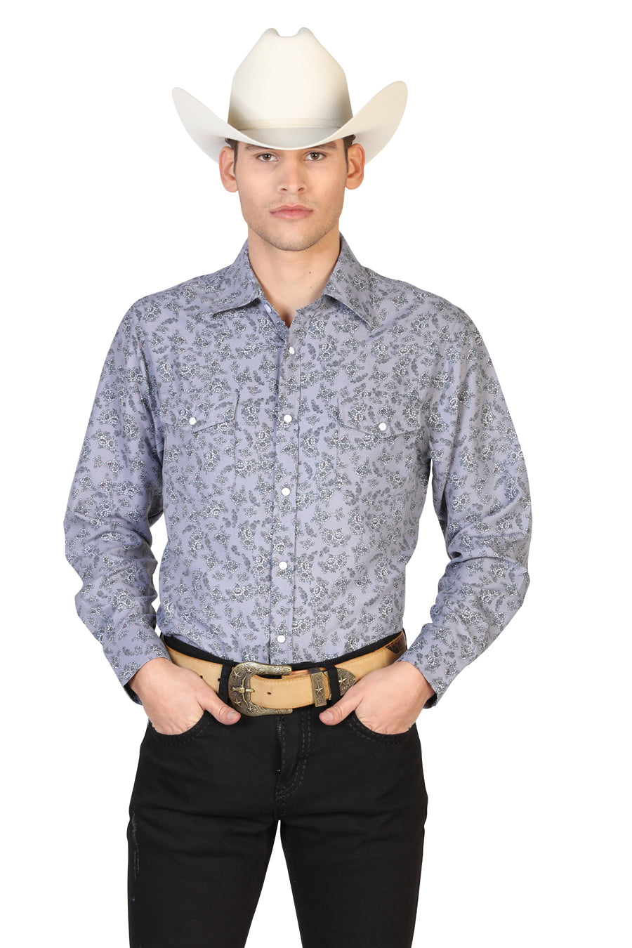 Men's Long Sleeve Denim Shirt El Señor de los Cielos 125300