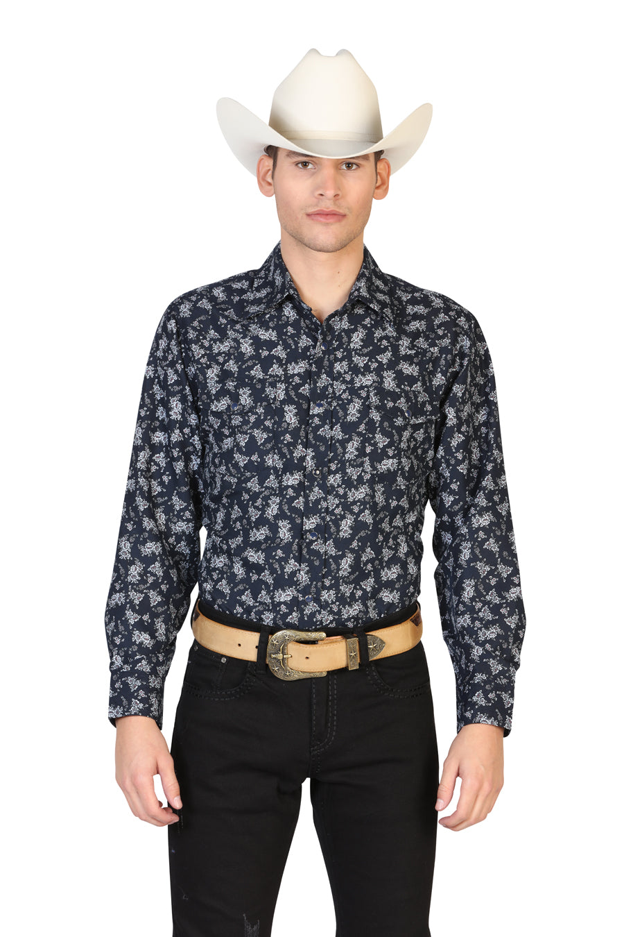 Men's Long Sleeve Denim Shirt El Señor de los Cielos 125303