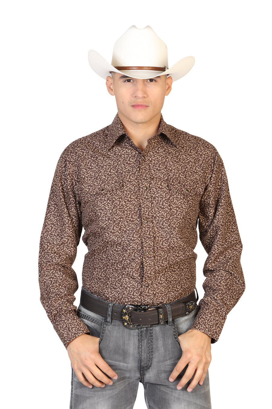 Men's Long Sleeve Denim Shirt El Señor de los Cielos 125309