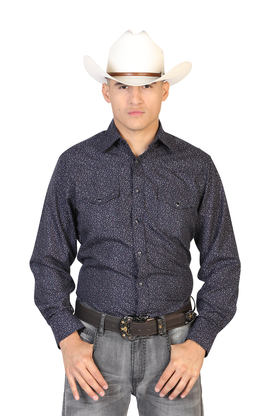 Men's Long Sleeve Denim Shirt El Señor de los Cielos 125316