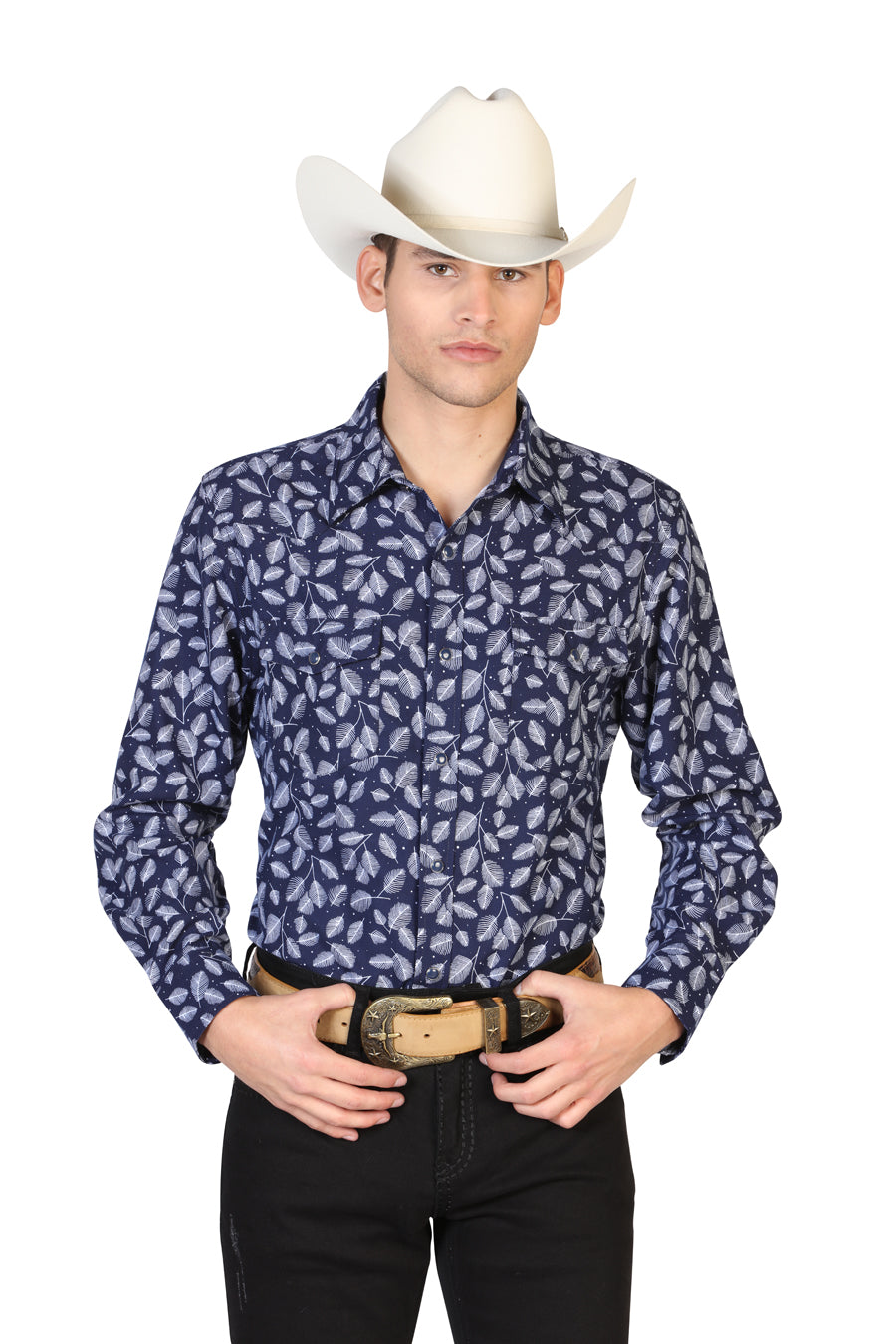 Men's Long Sleeve Denim Shirt El Señor de los Cielos 125317