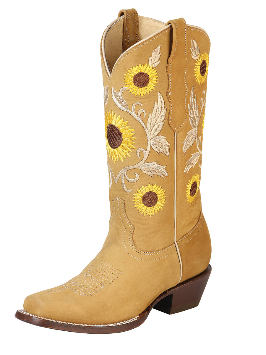 "Centenario Rodeo Boots - Olionobuck Miel Leather 125772
