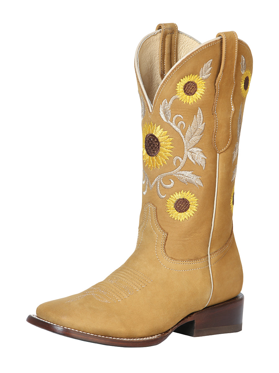 Centenario Rodeo Boots - Girasoles Olionobuck Miel 126096