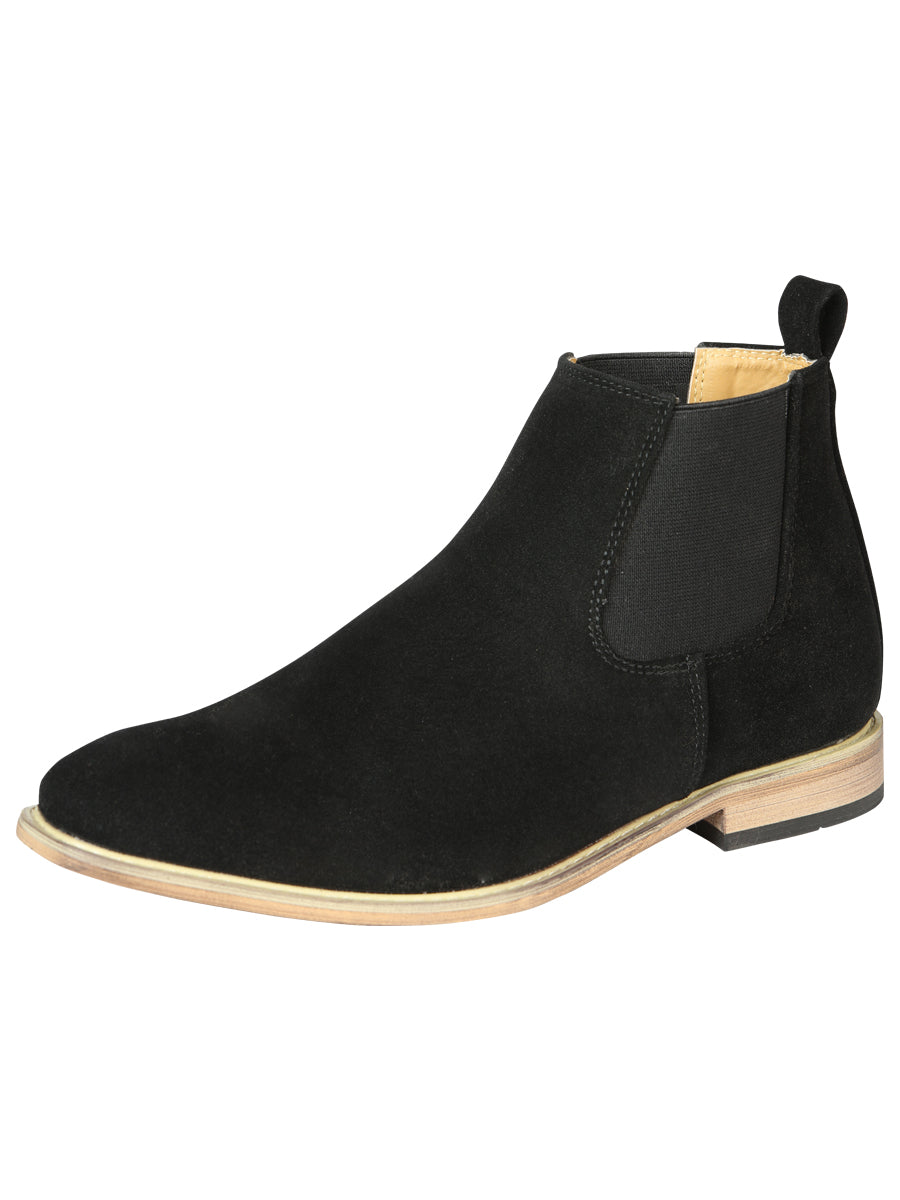 Centenario Nobuck Black work boot with laces 128705