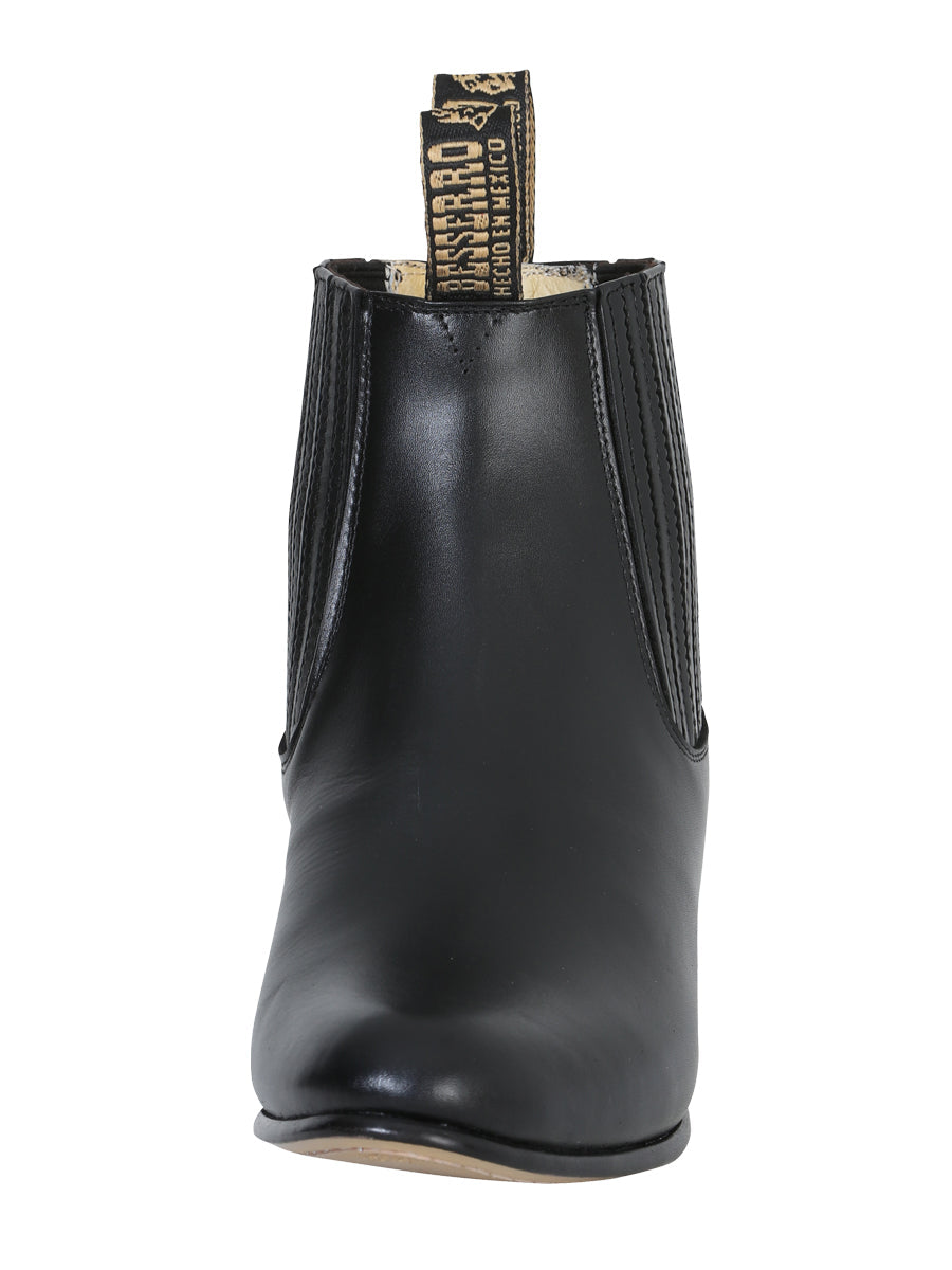 El Besserro Charro Boot - Leather Black 207