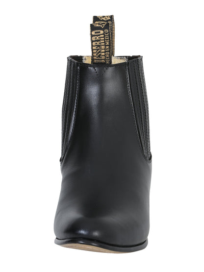 El Besserro Charro Boot - Leather Black 207