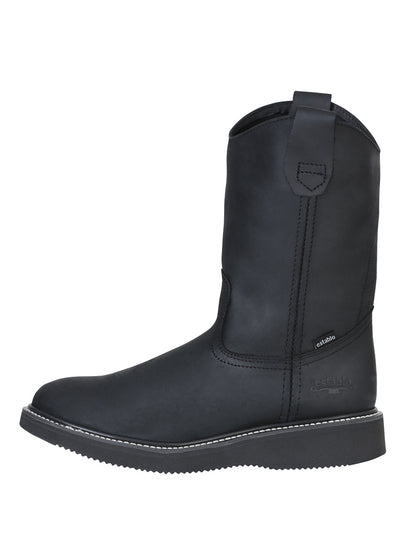 Establo Men’s Work Boot Grasso Leather

 - Black 312