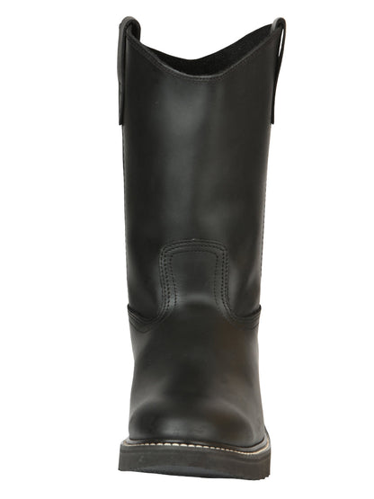 Establo Men’s Work Boot Grasso Leather

 - Black 312