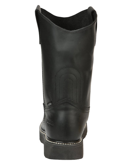 Establo Men’s Work Boot Grasso Leather

 - Black 312