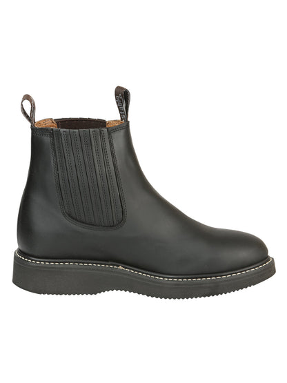 Establo Men’s Work Ankle Boot - Grasso Leather

 - Black 320