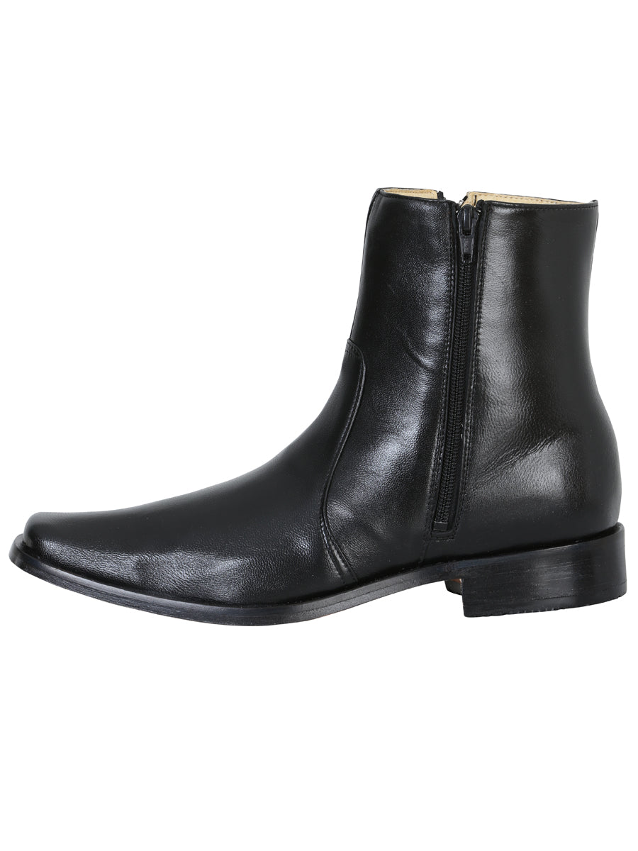 EL Besserro Men's Dress Boot - Goat Leather Black 10661