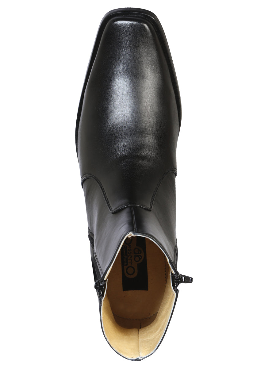 EL Besserro Men's Dress Boot - Goat Leather Black 10661