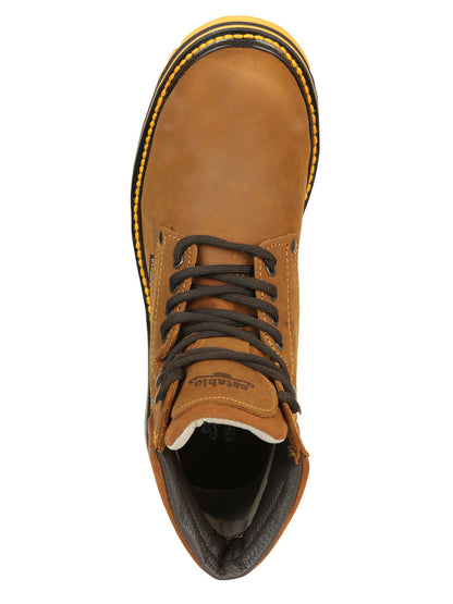 Establo Men’s Work Ankle Boot Mango/Black Lace-Up

 13359