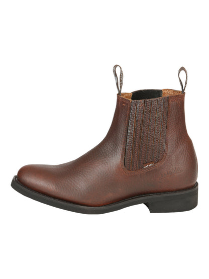 Establo Men’s Work Ankle Boot - Bull Fight Leather - Honey 22954