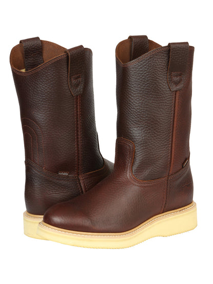 Establo Men’s Work Boot Bull Fight Leather - Honey 23369