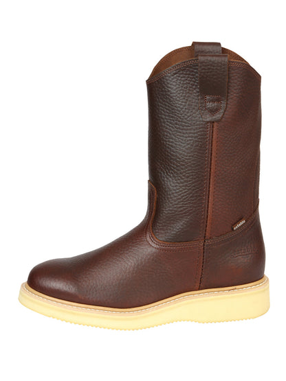 Establo Men’s Work Boot Bull Fight Leather - Honey 23369