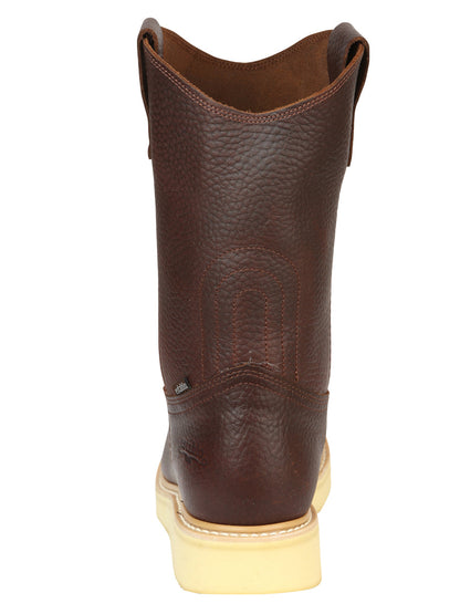Establo Men’s Work Boot Bull Fight Leather - Honey 23369