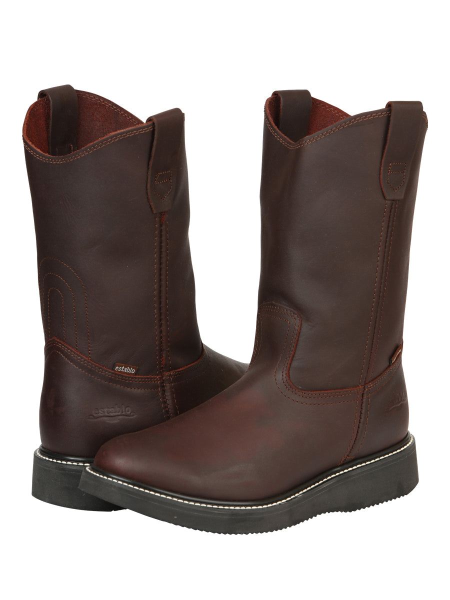 Establo Men’s Work Boot Grasso Leather

 - Vino 24962