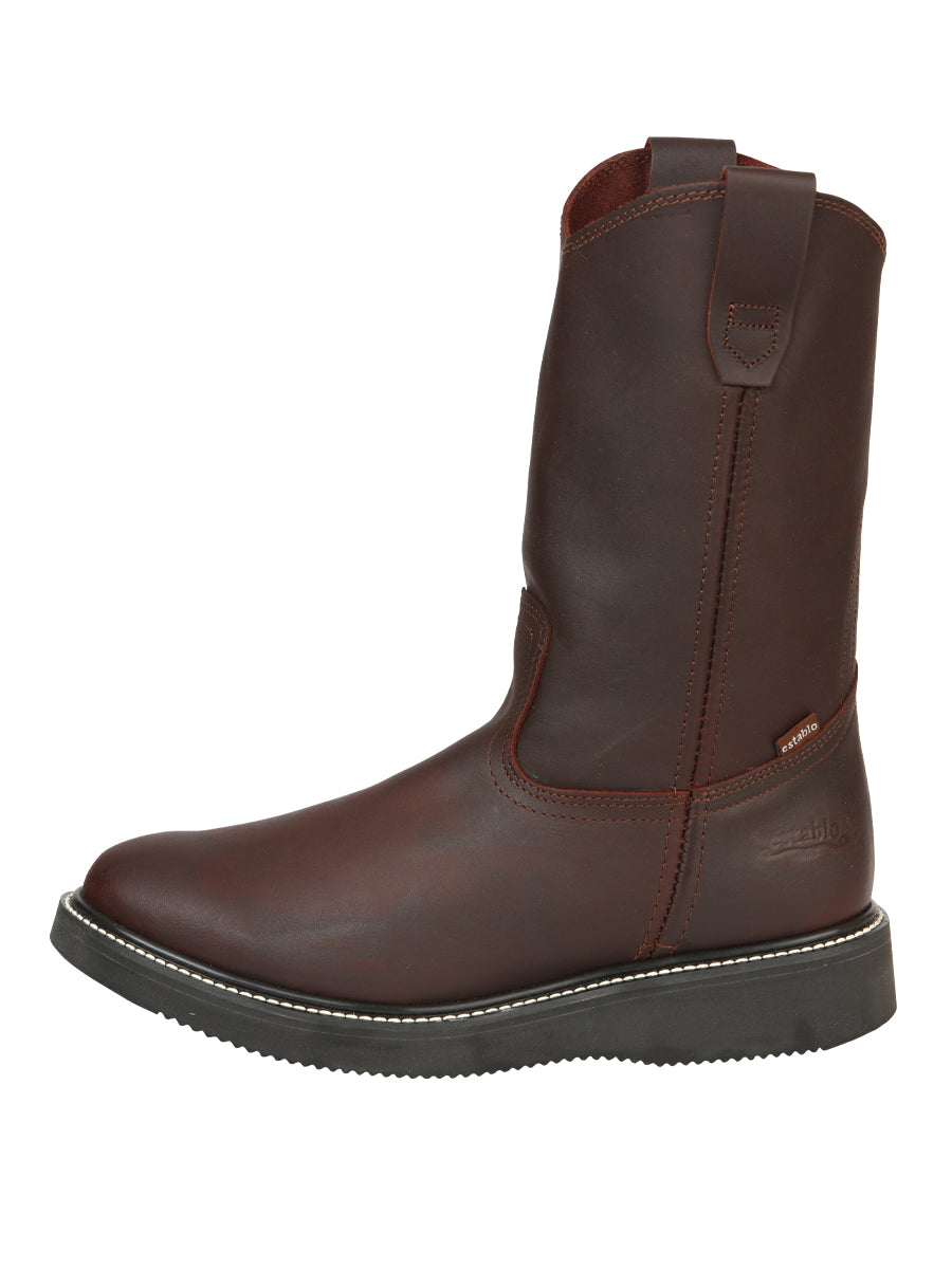 Establo Men’s Work Boot Grasso Leather

 - Vino 24962