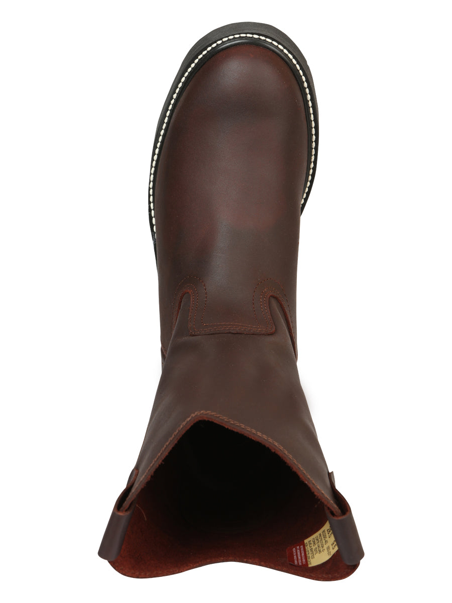 Establo Men’s Work Boot Grasso Leather

 - Vino 24962