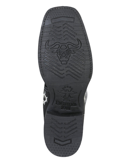El General Rodeo Boot - Crazy Black 34313