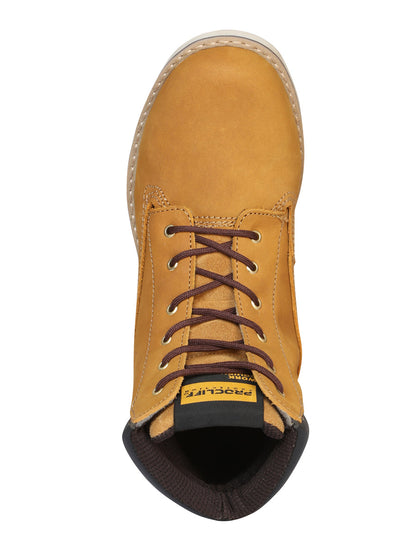 Procliff Womens/Youth Protection Work Ankle Boot with Laces -  Honey 35202